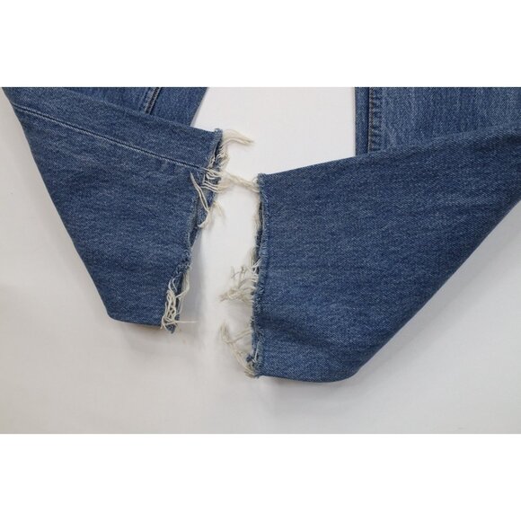 Vintage 90s Levis 901xx Womens 27 Thrashed Button Fly High Waisted Mom Jeans - Picture 6 of 15